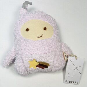 FABELAB 8.5" Pink Lilac Plush Stuffed Organic Fabbies MOON CREATURE Tooth Pillow